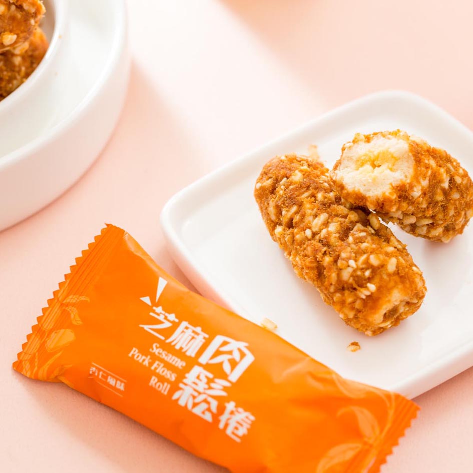 集福客 芝麻肉鬆杏仁捲