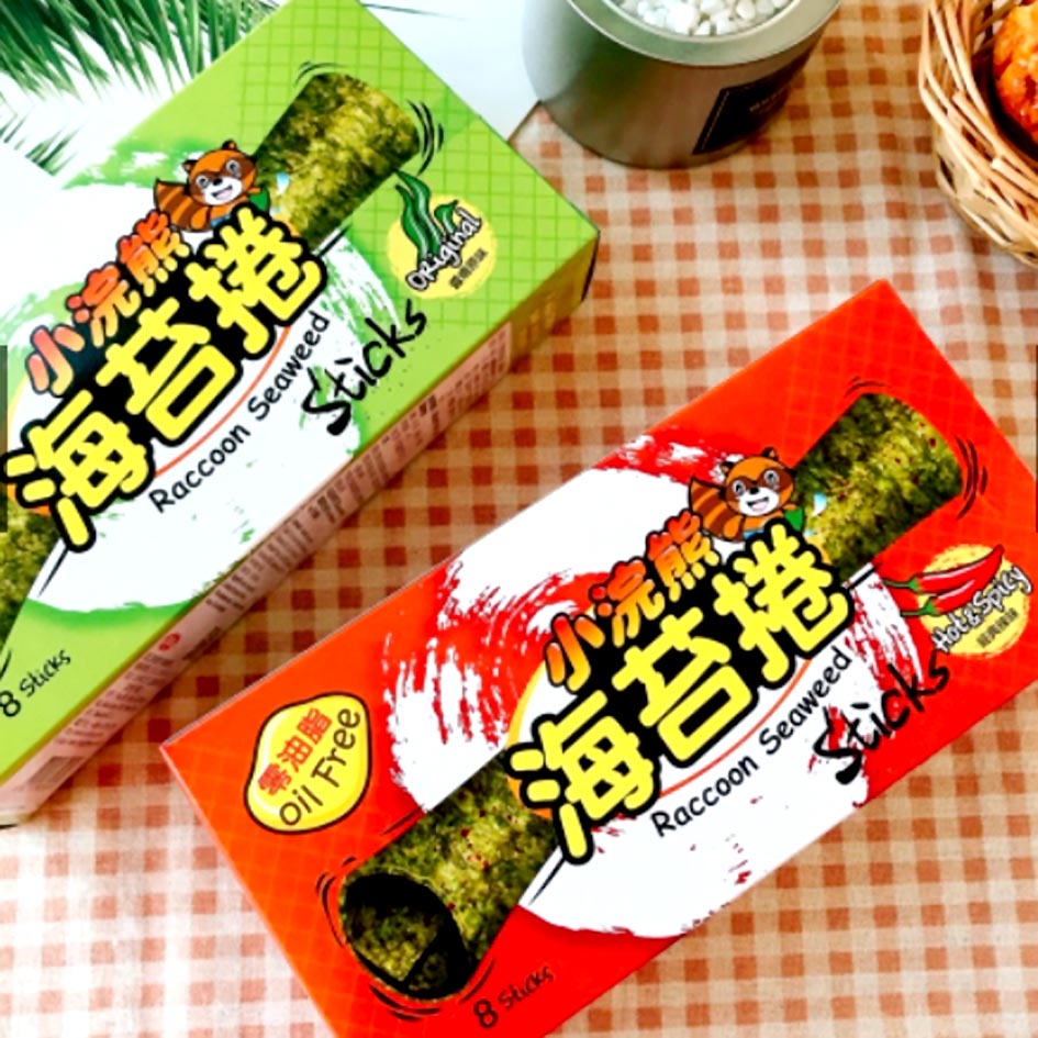 小浣熊海苔捲 醬燒原味、辣味