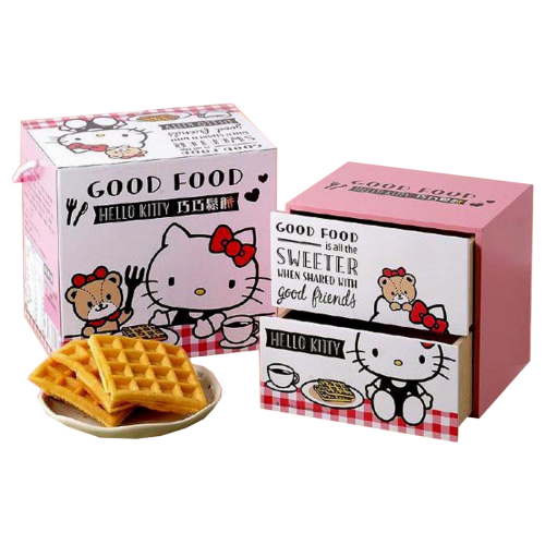 【Hello Kitty】巧巧鬆餅雙層禮盒 17公克/8入